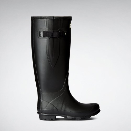 Hunter Norris Field Wide Fit Rain Boots For Womens - NZ L3206